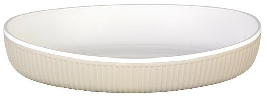 IRIS SHELL OVAL kétszínű tányér 185x138x30mm G-806 (G-806) - officedepot