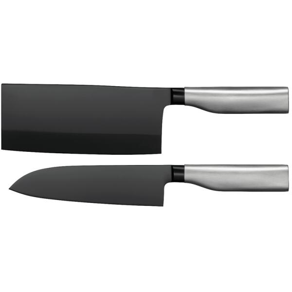 Készlet santoku kés és kínai szakácskés WMF Ultimate Black 1880109992 18, 5 cm (1880109992)