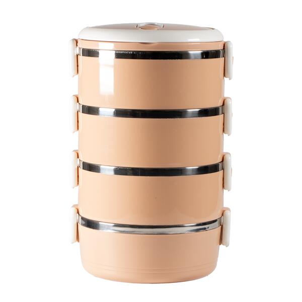 KT-408 P 4 részes rózsaszín ételhordó (KT-408 P) - officedepot