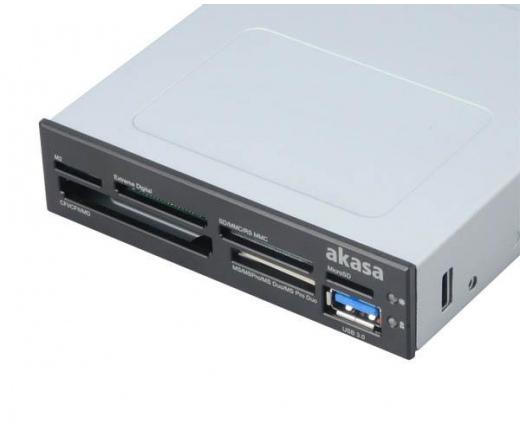 Akasa AK-ICR-36 USB 3.2 Gen 2 Typ C Panel - schwarz