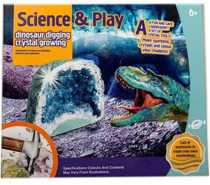 Mesés kristályok: Dinoszaurusz kristálynövesztő készlet (MKO468794)