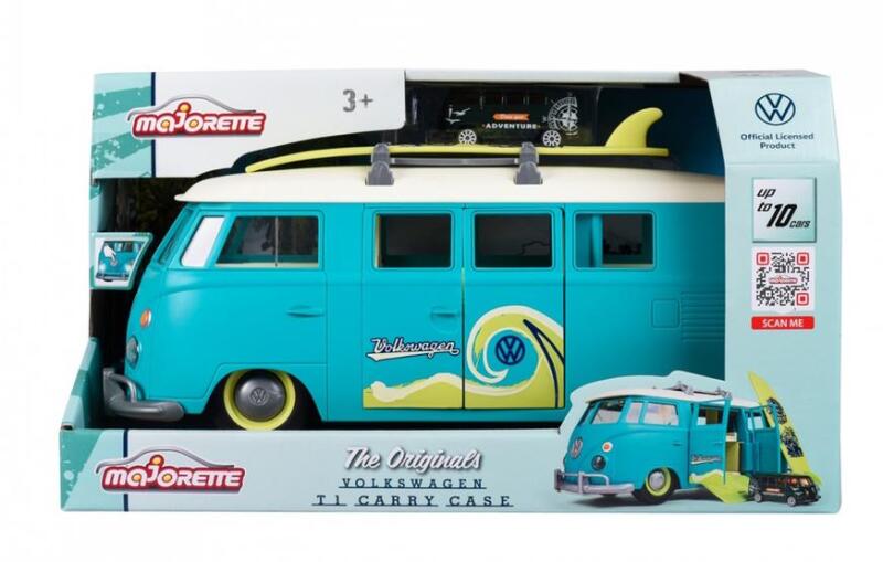 VW The Originals T1 fém autótároló furgon és kisautó szett