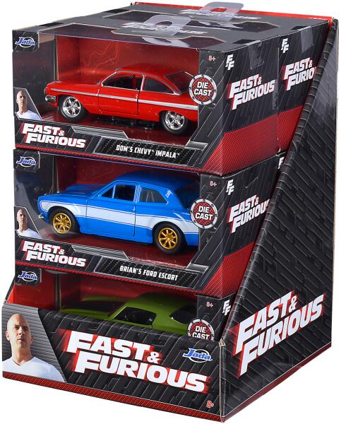 Fast & Furious 1:32 kisautó többféle