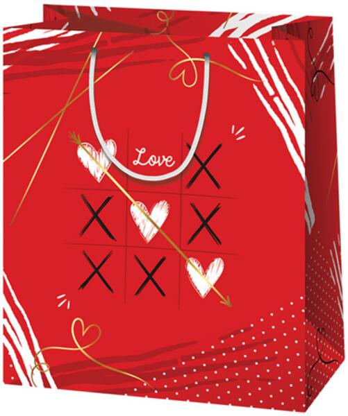 Love amőba normál méretű ajándéktáska 11x6x15 cm 37903