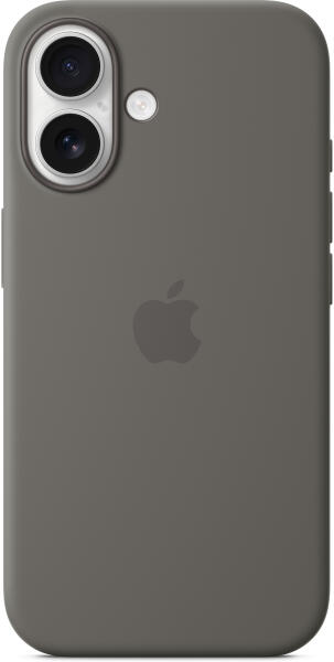 iPhone 16 MagSafe silicone case stone gray (MYY33ZM/A)