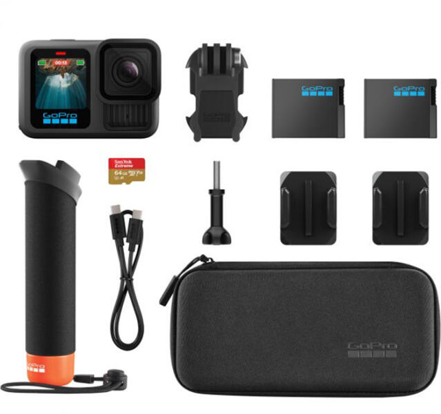 GoPro Hero 13 Black Accessories Bundle (Camera video digitala