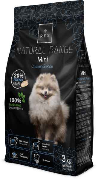 Natural Range Mini chicken & rice 3 kg