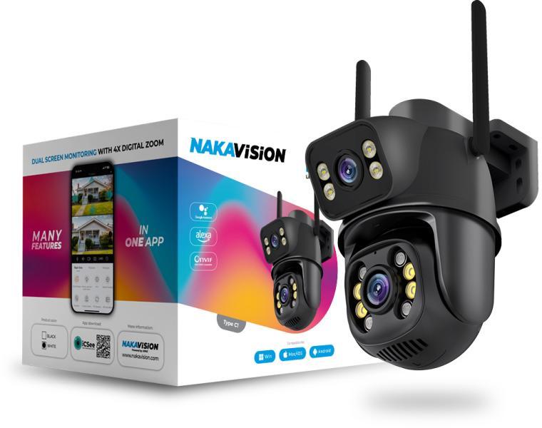 C1 3+3MP DUAL black