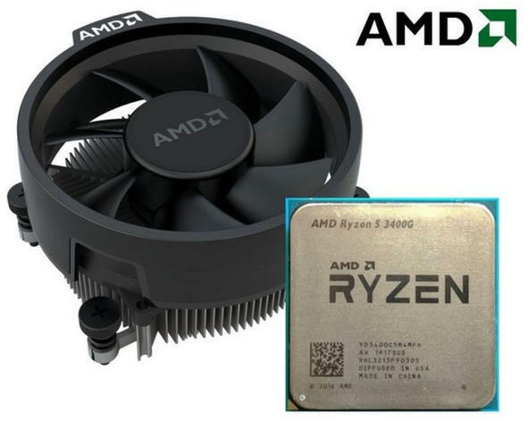 AMD Ryzen 5 3400G 4-Core 3.7GHz AM4 Box (YD3400C5FHBOX) (Procesor