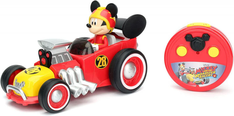 Disney: Mickey egeres távirányítós RC játékautó 19cm (JADA4005)