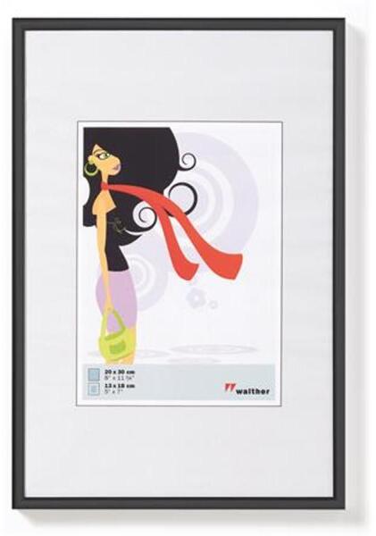 New Lifestyle fekete műanyag képkeret 20x30 cm (DKL016)