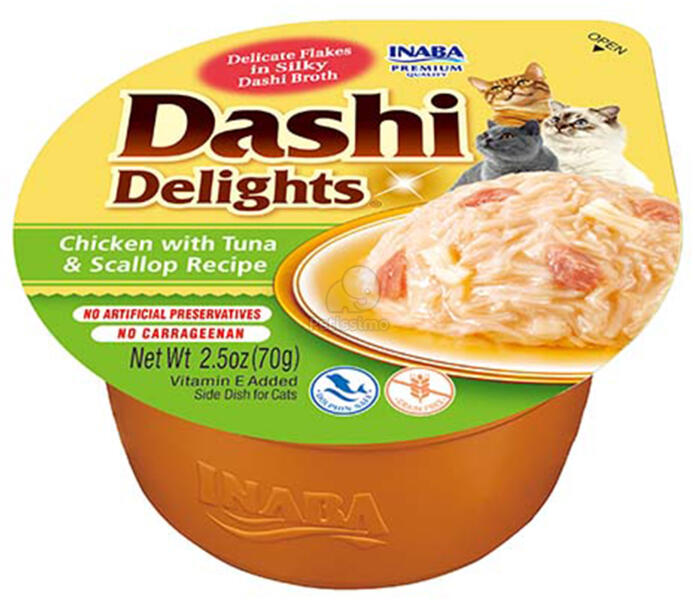 Dashi chicken, tuna & scallop in sauce 70 g