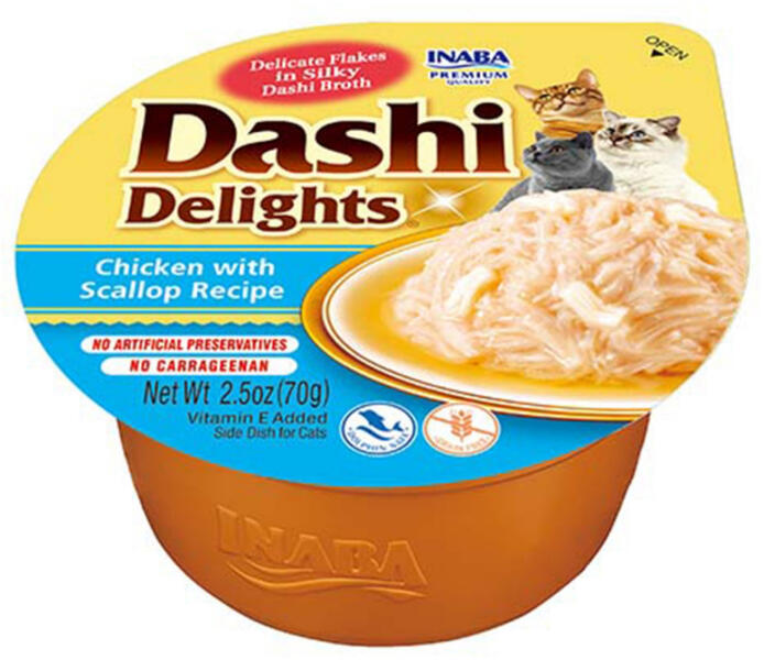 Dashi chicken & scallop in sauce 70 g
