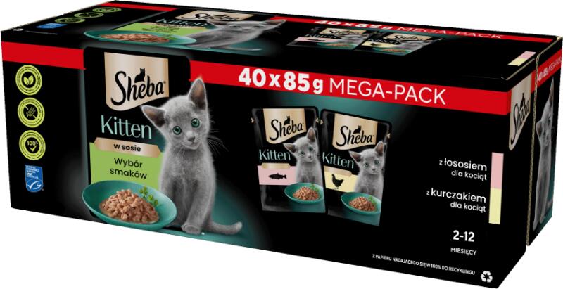Kitten Selection of Flavors in sauce 40x85 g