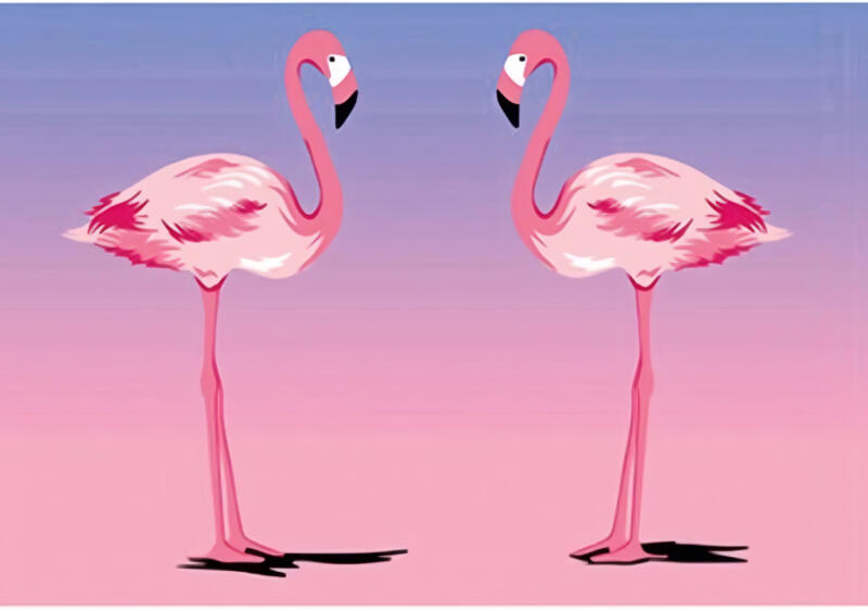 Flamingók gyémántfestő szett 10x15 cm (47160Z/flamingo)