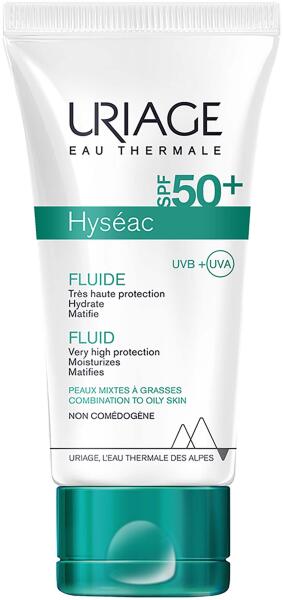 Hidratáló hatású mattító fluid SPF50+ Hyséac Fluid 50 ml