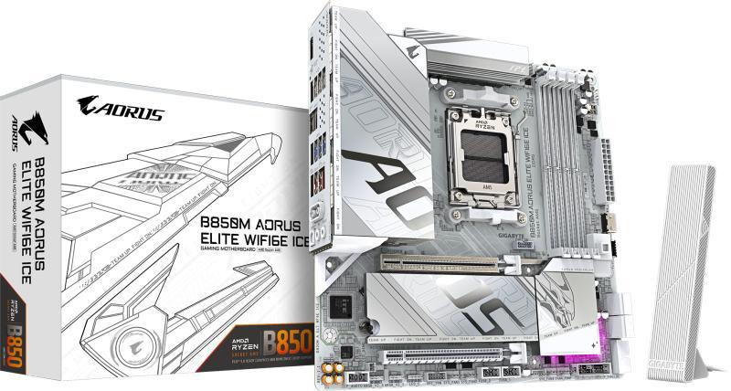 B850M AORUS ELITE WIFI6E ICE