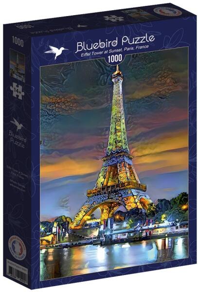 Eiffel Tower at Sunset Paris 1000 db-os (90291)