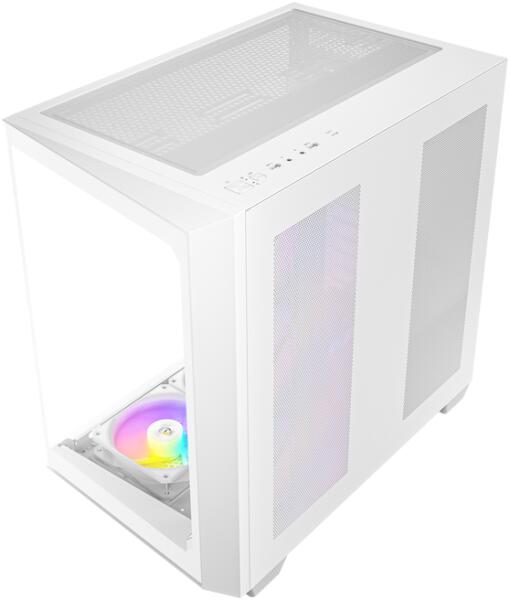 Gabinete Gamer Antec NX200M RGB, Mini-Tower, Micro-ATX (Sin fuente de