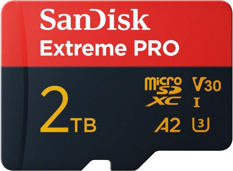 SanDisk microSDXC Extreme PRO 2TB (SDSQXCD-2T00-GN6MA) (Card