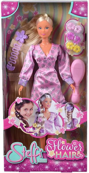 Steffi Love - Extra hosszú hajú baba - Flower hair (105733640)