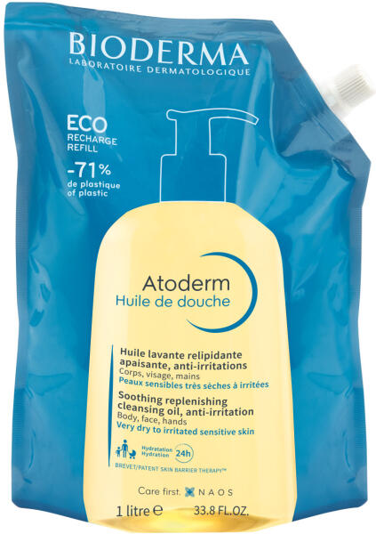 Atoderm pumpás olajtusfürdő öko-utántöltő 1 l