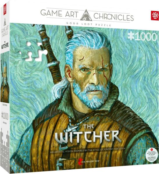 Game Art Chronicles - The Witcher - Geralt & Van Gogh 1000 db-os