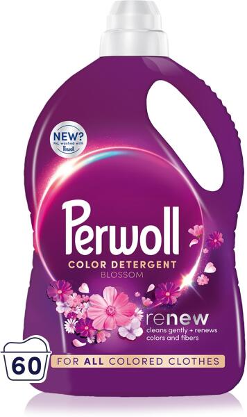 Vásárlás: Perwoll Renew Blossom 3 l (60 mosás) Folyékony mosószer, mosógél árak összehasonlítása, Renew Blossom 3 l 60 mosás boltok
