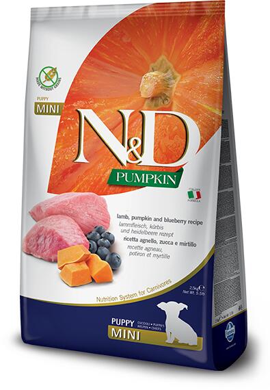 Grain Free Puppy Mini lamb & blueberry with pumpkin 7 kg