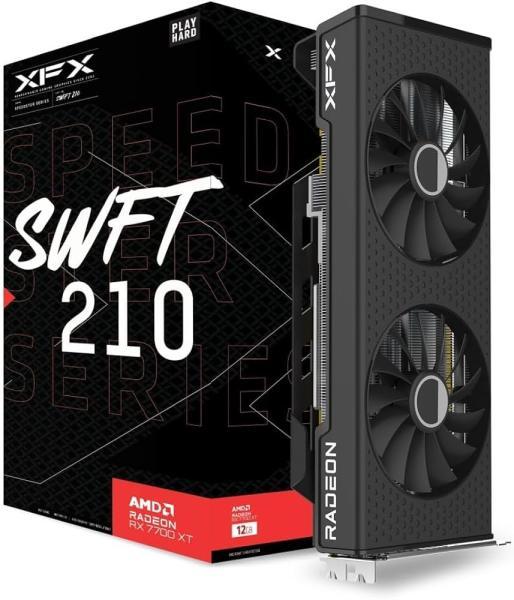 Radeon Speedster SWFT210 Black Edition RX 7700 XT 12GB GDDR6 (RX-77TSWFTFP)