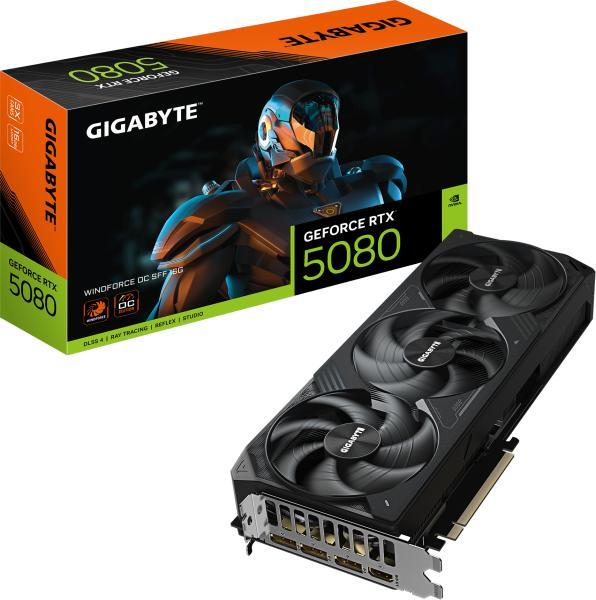 GIGABYTE GeForce RTX 5080 AERO OC SFF 16GB GDDR7 256bit (GV