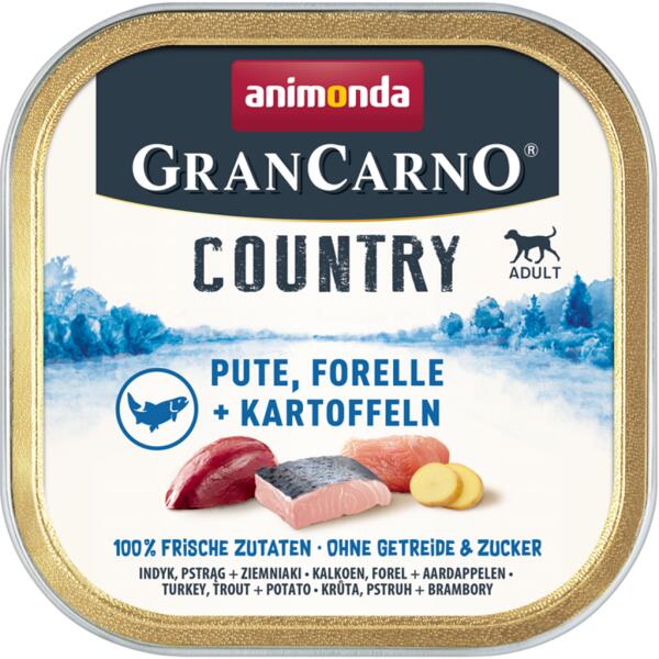 GranCarno Adult Country turkey, trout and potatoes 150 g