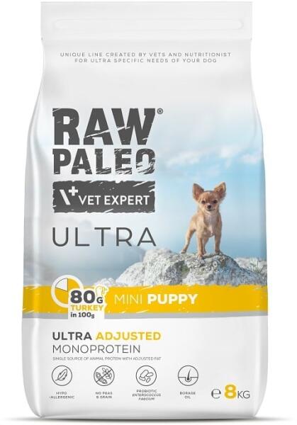 Raw Paleo Ultra Puppy Mini turkey 8 kg