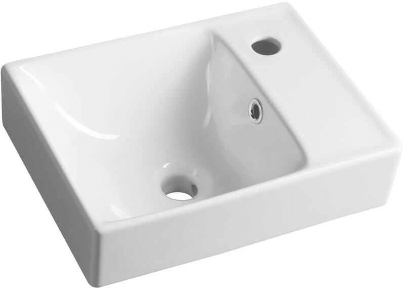 Nuali 40x30 cm right white (TU0128)