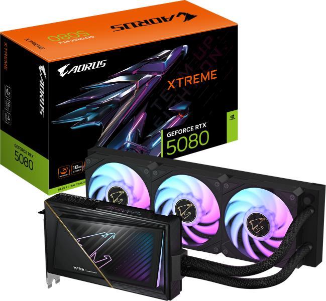 GIGABYTE GeForce RTX 5080 AORUS MASTER 16GB GDDR7 256bit