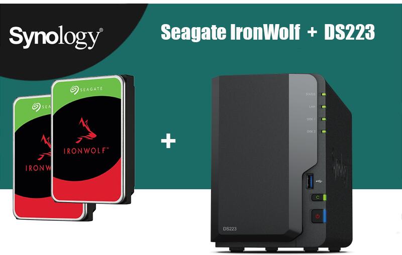 Synology DS223 2x2TB Bundle (NAS drive) - Preturi