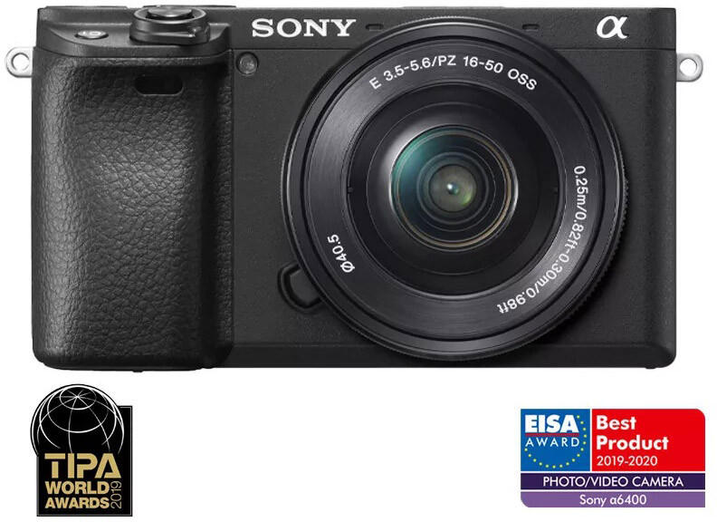 Alpha 6400 + 16-50mm f/3.5-5.6 OSS (USB-C) (ILCE6400AKB.CEC)