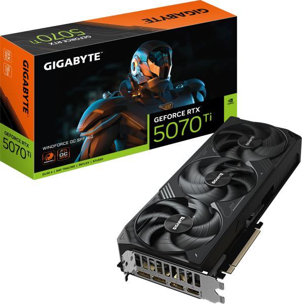 GeForce RTX 5070 Ti WINDFORCE OC SFF 16GB GDDR7 256bit (GV-N507TWF3OC-16GD)