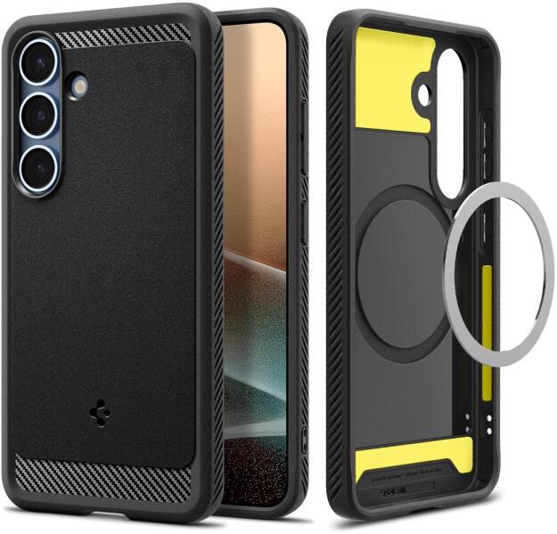 Samsung Galaxy S25+ Rugged Armor MagSafe case matte black (ACS08977)