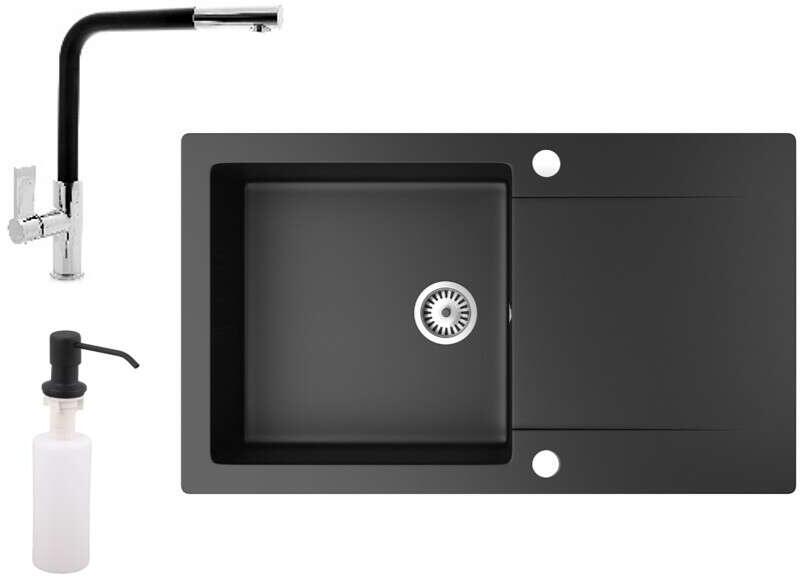 Gold + Linea + dispenser mat black