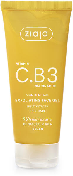 Vitamin C B3 Niacinamide peeling tisztító gél 100 ml