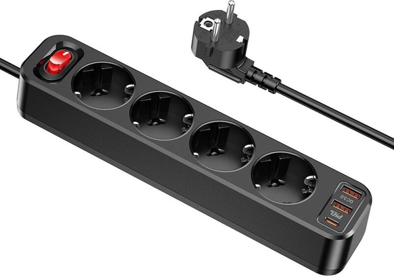 4 Plug + 4 USB 2 m Switch (NS9)