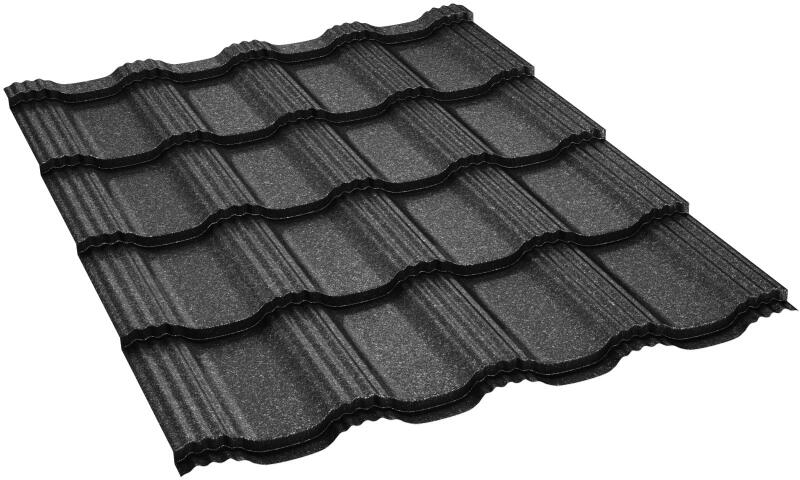 BILKA Tigla metalica BILKA model Hellenic GrandeMat Ral 9005 Negru