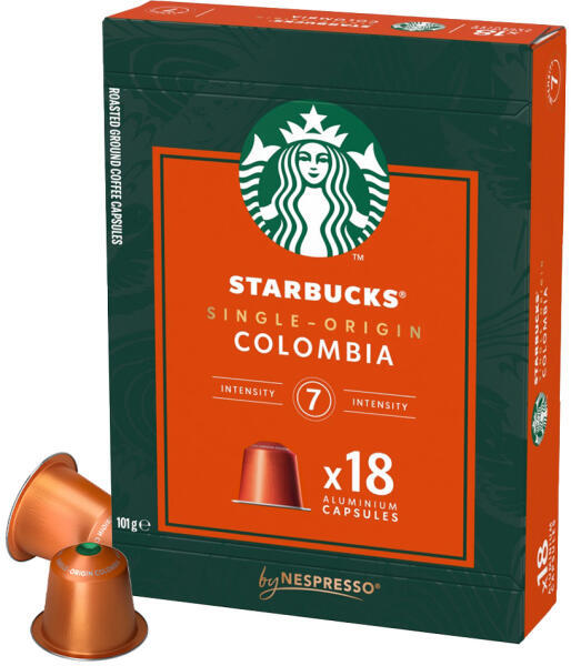 Starbucks Nespresso Colombia (18) (Poduri cafea, capsule de cafea