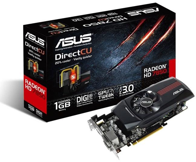ASUS Radeon HD 7850 DirectCU 1GB GDDR5 256bit (HD7850-DC-1GD5) Placa video  Preturi - ASUS Radeon HD 7850 DirectCU 1GB GDDR5 256bit (HD7850-DC-1GD5) Placa  video Magazine