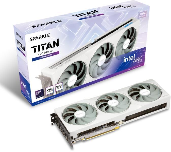 Arc B580 TITAN Luna OC Edition 12GB GDDR6 192bit (1A1-S00428700G)