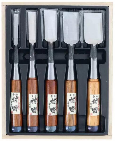 Takagi Set 5 dalti japoneze premium Murakuni pentru tamplarie
