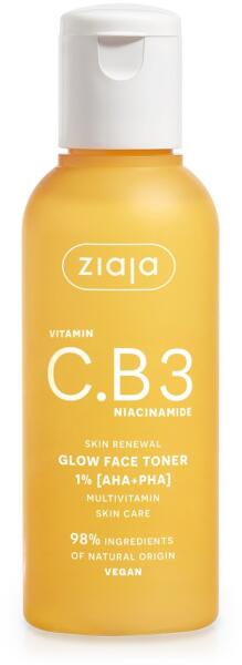 Vitamin C B3 Niacinamide hámlasztó tisztító tonik savakkal 1% (aha+pha) 120 ml