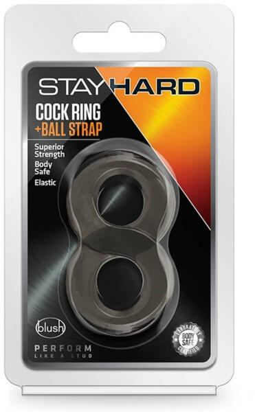 Stay Hard Cock Ring + Ball Strap