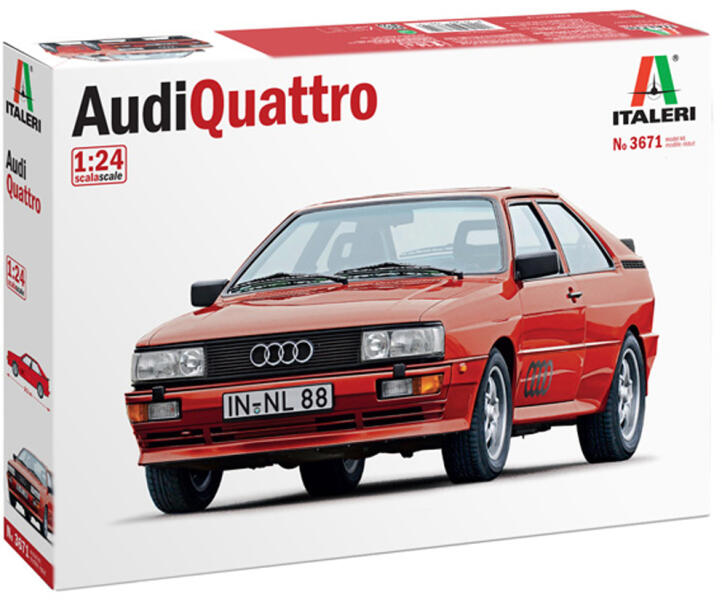 Italeri ITA3642 IT3642 Kit de Modelo de Coches Audi, Multicolor Italeri ITA3642 IT3642 Kit de Modelo de Coches Audi, Multicolor